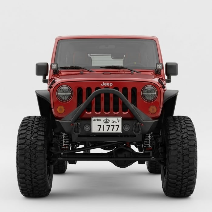 Jeep Wrangler, front reference