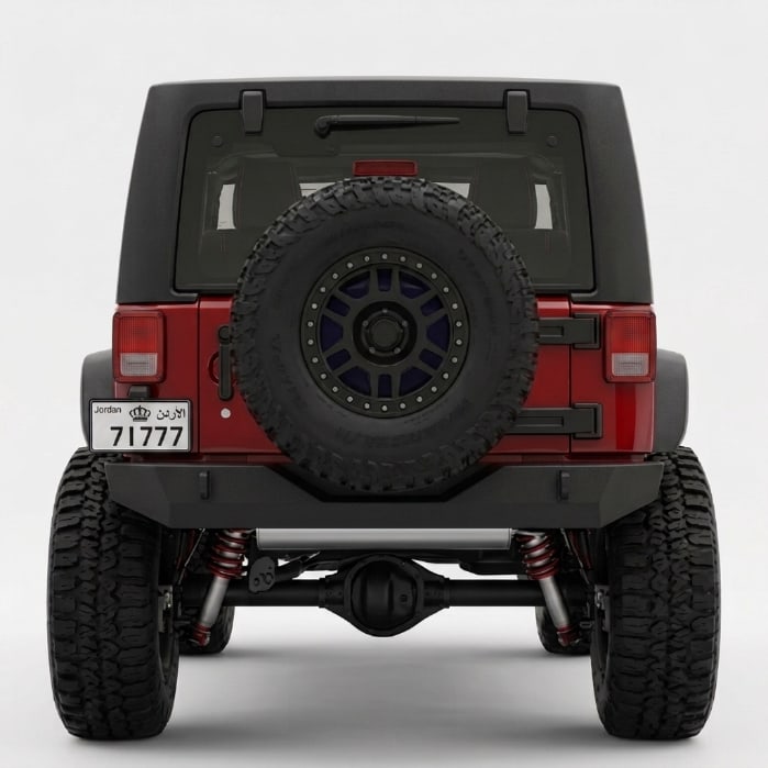 Jeep Wrangler, rear reference