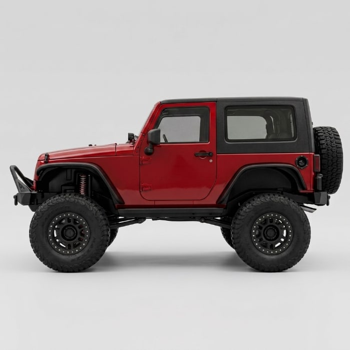 Jeep Wrangler, side reference A
